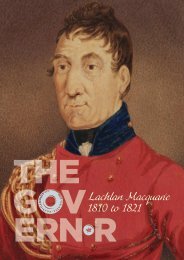 The Governor: Lachlan Macquarie 1810 to 1821 - State Library of ...