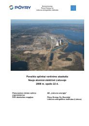 Poveikio aplinkai vertinimo ataskaita LT 1 dalis - Visagino atominÄs ...