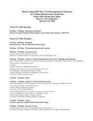 Conference Program - IFIP Working Group 11.10 Critical ...