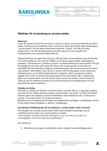 Dokumentnamn - Internwebben