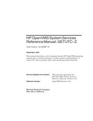 HP OpenVMS System Services Reference Manual: GETUTCâZ