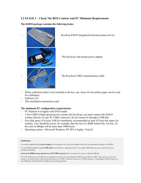 KS810-P User Manual Guide - KeyScan