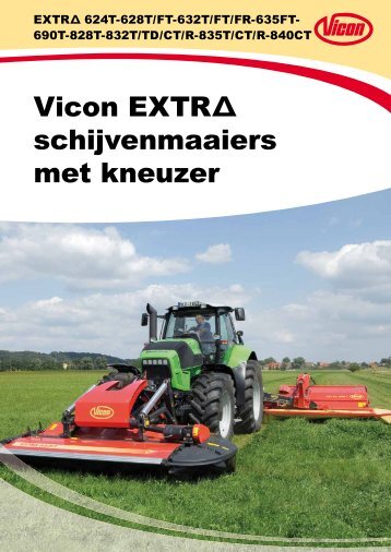 Brochure schijvenmaaiers met kneuzer - Veenma