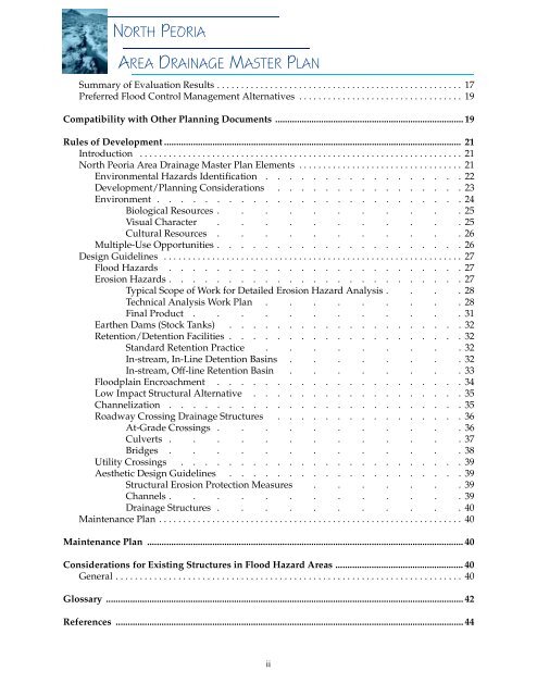 North Peoria Area Drainage Master Plan - Flood Control District of ...