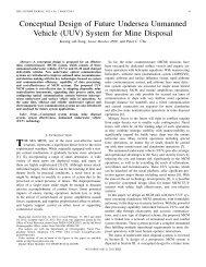 System for Mine Disposal - NPS Department of Oceanography