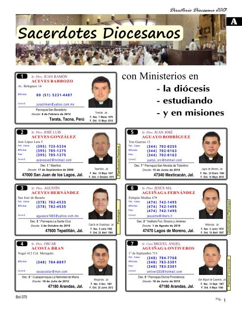 Ext 370 - DiÃ³cesis de San Juan de los Lagos