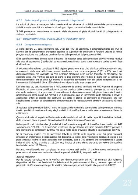 PGT_DDP\F4_relazione di progetto.pdf - Comune di Dovera