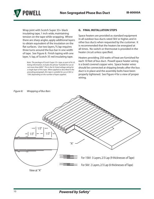 IB-80000A Non Segregated Phase Bus Duct - Powell Industries, Inc.