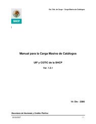 Manual para la Carga Masiva de CatÃ¡logos - SecretarÃ­a de ...