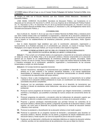 Acuerdo 643 - Normateca SEP - SecretarÃ­a de EducaciÃ³n PÃºblica
