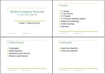 Modern Computer Networks - High Speed Network Lab @ NCTU