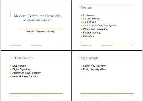 Modern Computer Networks - High Speed Network Lab @ NCTU