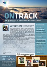 MSC OnTrack Newsletter - March 2011 - New Zealand Mountain ...