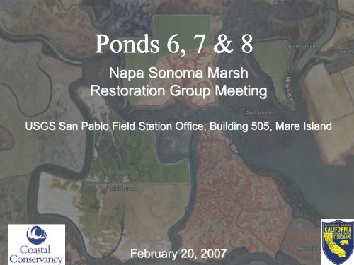 Item 5 - Ponds 6, 7 & 8 - Napa/Sonoma Marsh Restoration Project