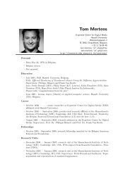 Tom Mertens - EDM - UHasselt