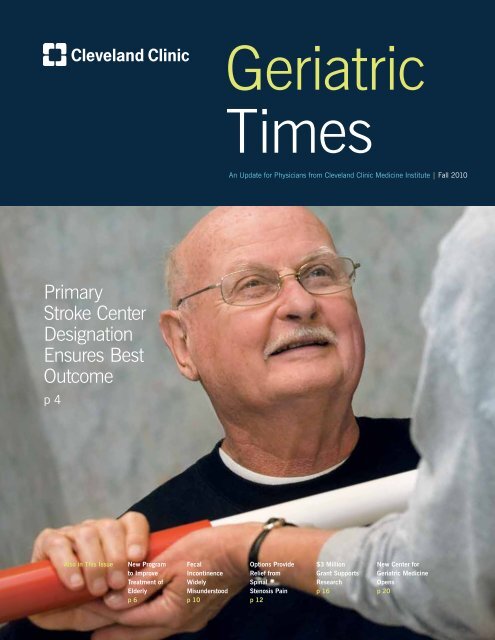 Geriatric Times - Cleveland Clinic