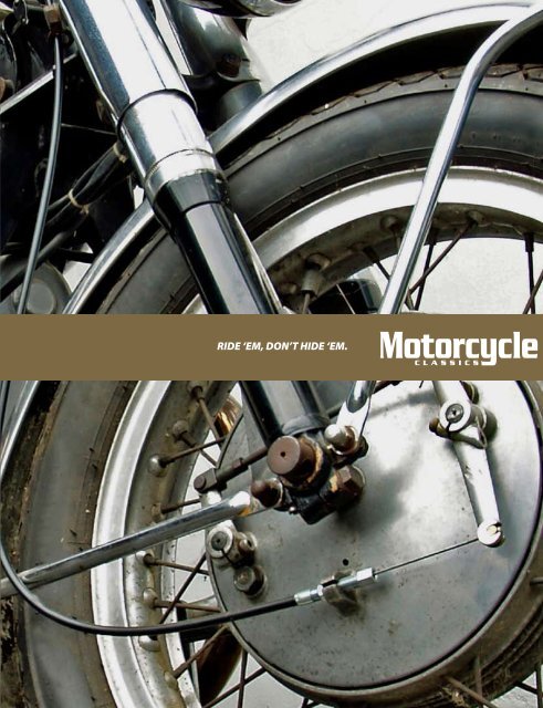 Motorcycle Classics Media Kit - Ogden Publications, Inc.