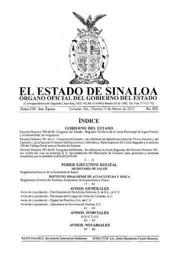 Gobierno del Estado de Sinaloa