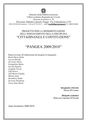 Cittadinanza e Costituzione - La Teca Didattica