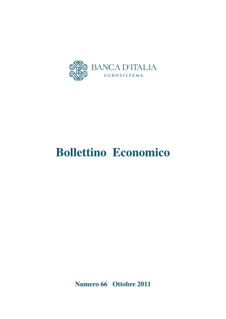 Bollettino Economico - Banca d'Italia