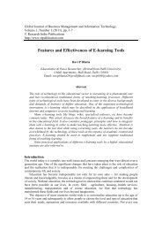 Features and Effectiveness of E-learning Tools - Research India ...
