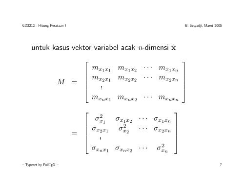 Statistik Multi-dimensi