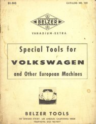 1967 Belzer Tools Catalog No. 103 - PDF - TheSamba.com