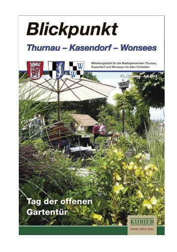 Kasendorf – Wonsees - Blickpunkt Thurnau - Nordbayerischer Kurier