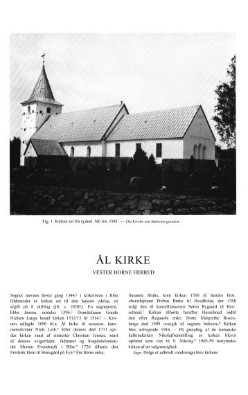 ÅL KIRKE - Danmarks Kirker - Nationalmuseet