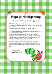 Telkaartjes Rupsje Nooitgenoeg