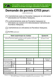 formulaire de demande de permis CITES..pdf - Haut-Commissariat ...