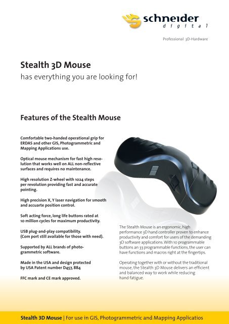 Stealth-Mouse_Flyer_.. - Schneider Digital