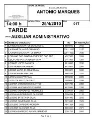 auxiliar administrativo - FIBRA.