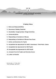 E-Safety - Churnet View Middle School