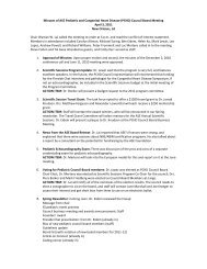 Minutes of ASE Pediatric and Congenital Heart Disease (PCHD ...