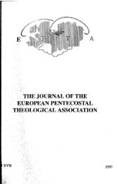 jepta 1997 17 - European Pentecostal Theological Association