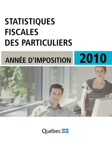 Statistiques fiscales des particuliers - AnnÃ©e d'imposition ... - Finances