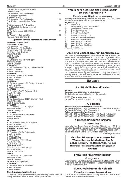 Blatt - Gemeinde Nohfelden