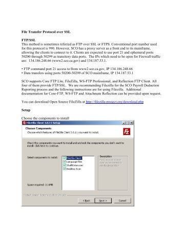 File Transfer Protocol over SSL FTP/SSL This method is sometimes ...