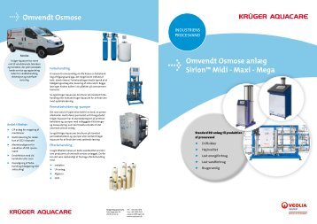Omvendt Osmose anlÃ¦g Sirionâ¢ Midi - Maxi - Mega ... - KrÃ¼ger A/S