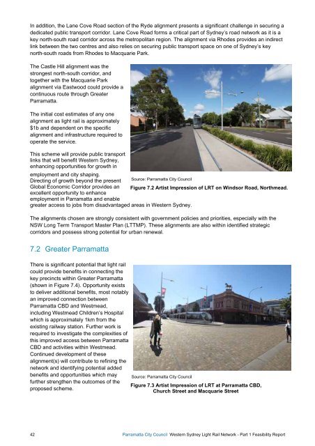 Part 1 Western Sydney Light Rail Feasibility Report - Parramatta City ...