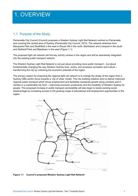 Part 1 Western Sydney Light Rail Feasibility Report - Parramatta City ...