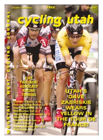 July 2005 Issue - Cycling Utah