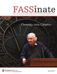 FASSinate - Carleton University