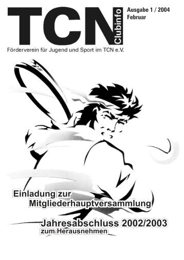 Ausgabe 30 (PDF) - Tennisclub NeckargemÃ¼nd eV