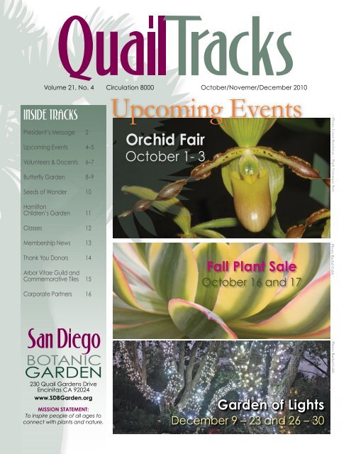Upcoming Events - San Diego Botanic Garden