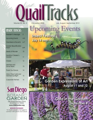 Upcoming Events - San Diego Botanic Garden