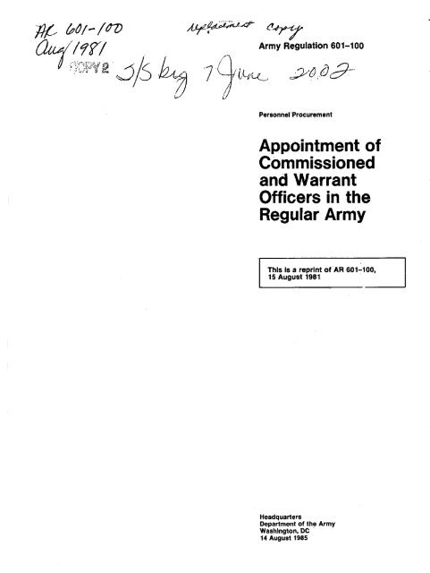 Ar 601 210 Regulations | About USAREC – OPGCE