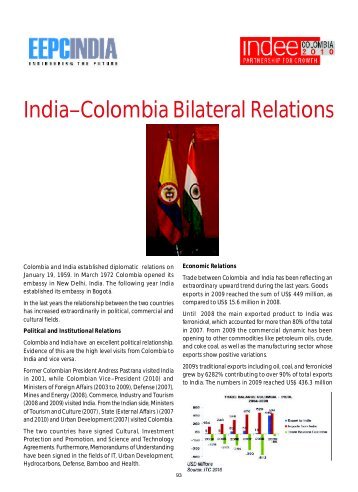 India-Colombia Bilateral Relations - Eepcindee.com