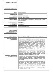 curriculum vitae - Medio Friuli